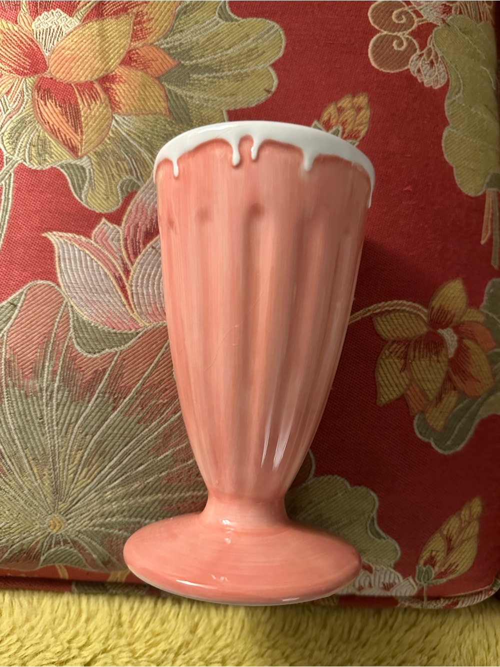 Retired Pottery Barn Outlet Ceramic Milkshake / Parfait Cup